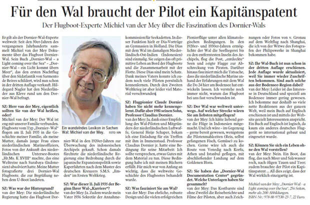 Interview van der Mey schwäbische Zeitung